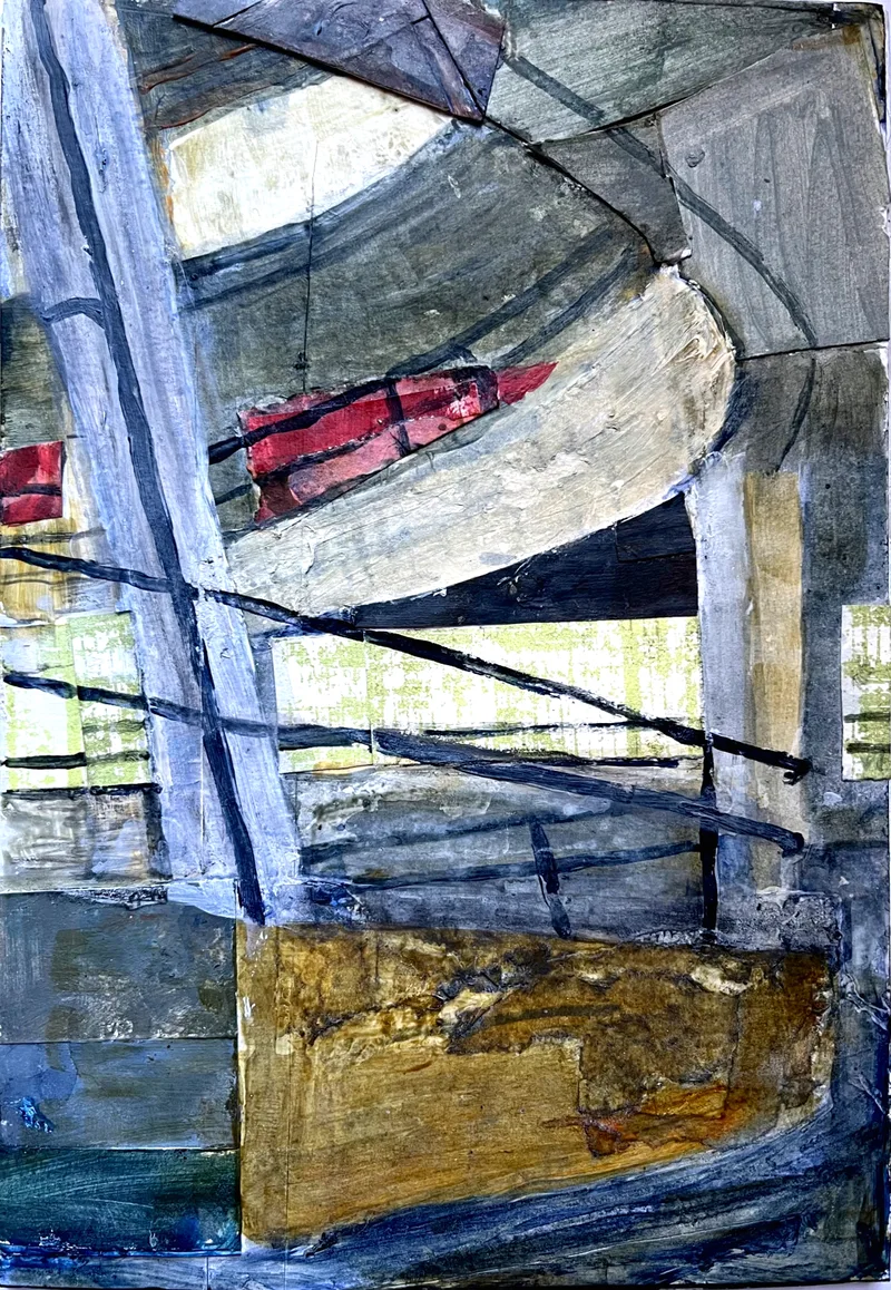 middle stage of a spiral ramp carpark