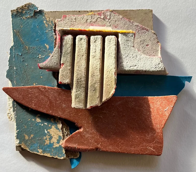 Found plastics arrangement